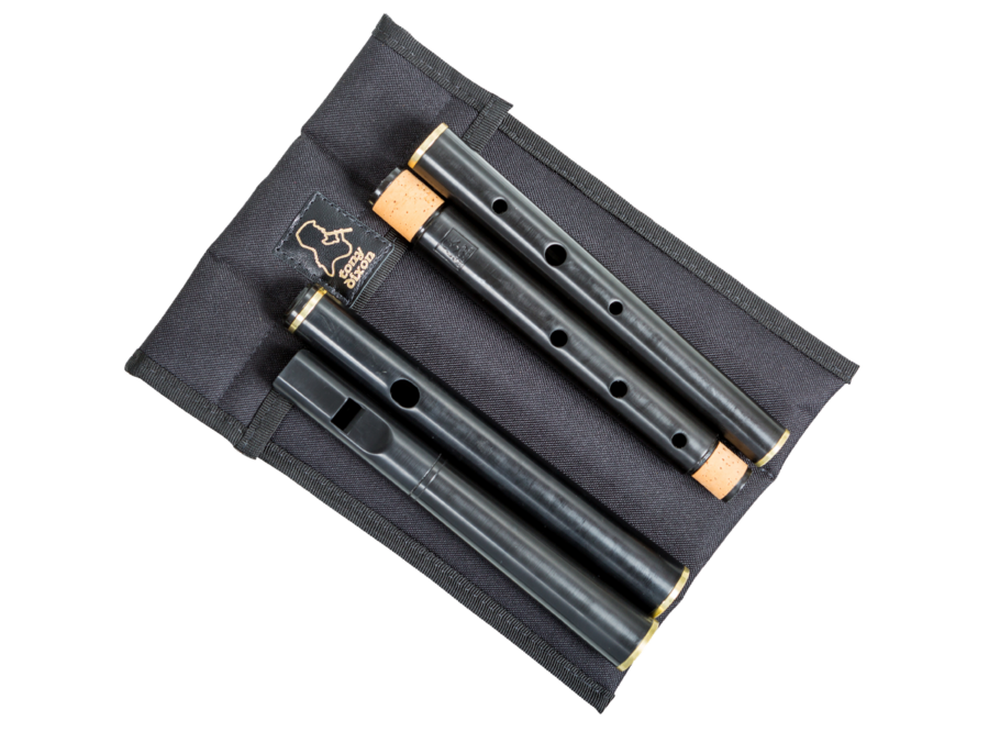 DX031D FOUR SECTION ACETAL FLUTE/WHISTLE D DUO